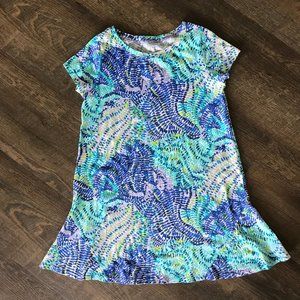 EUC Lilly Pulitzer Blue Girls dress twins